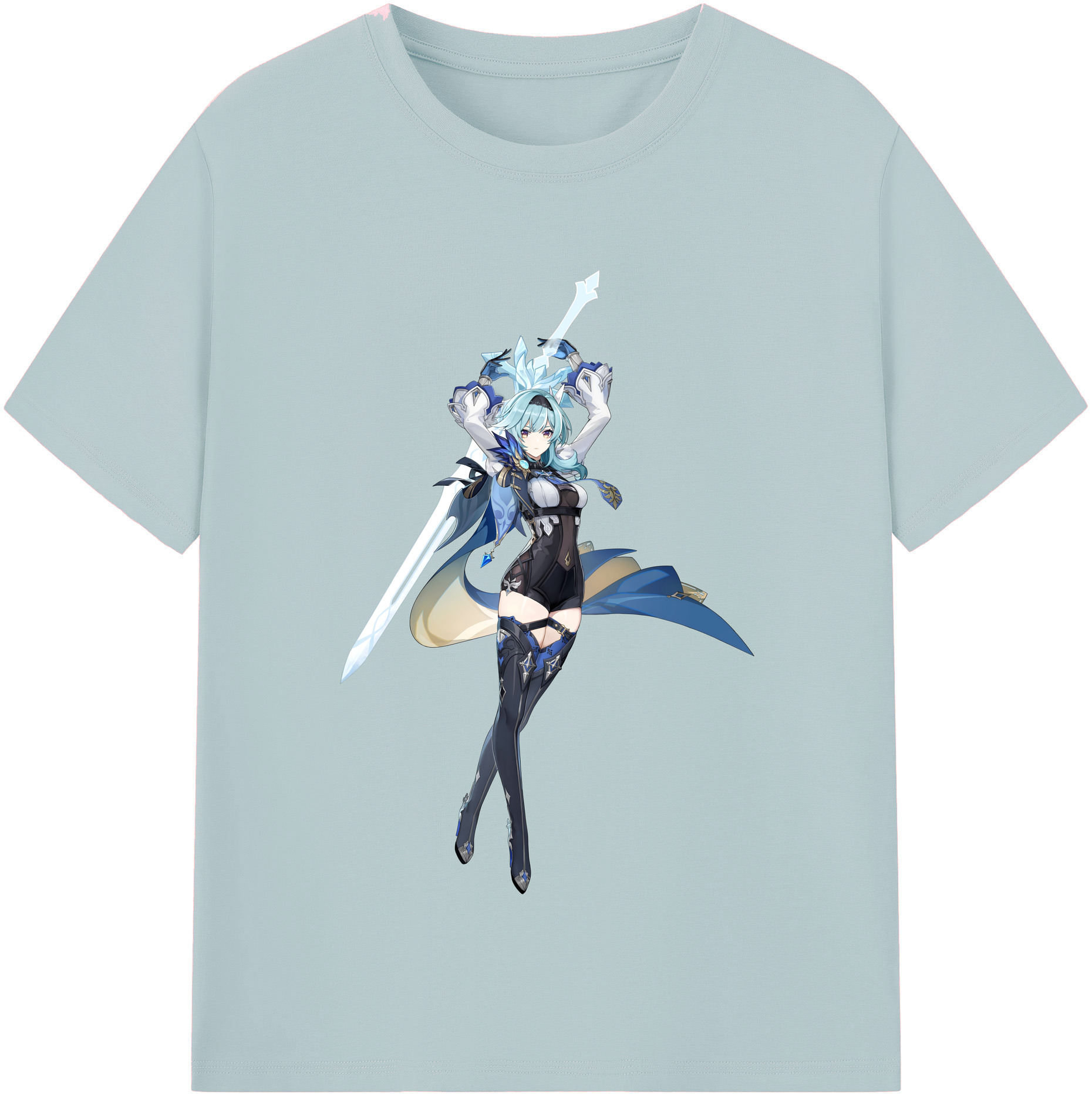 げんし神 优菈 ゆうら genshin Yūra 綿100％半袖Tシャツ（フロントプリント）
